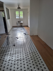 Photo de galerie - Pose de parquet - Revêtement de sol