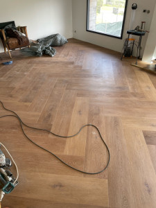 Photo de galerie - Pose de parquet - Revêtement de sol