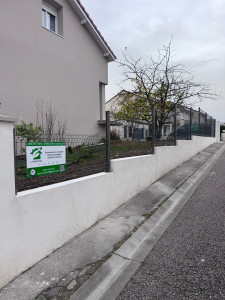 Photo de galerie - Clôture sur muret 