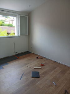 Photo de galerie - Pose parquet 
