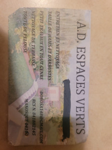 Photo de galerie - AD espace verts 