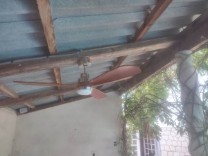 Photo de galerie - Plafonnier ventilateur extérieur 