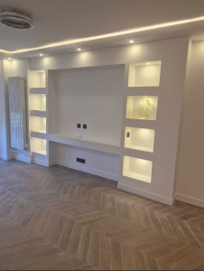 Photo de galerie - Niche sur-mesure, rétro éclairé