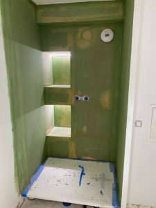 Photo de galerie - Led niche de douche