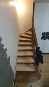 Photo de galerie - Renovation et pose des escaliers 
