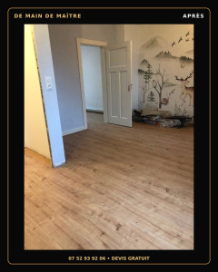 Photo de galerie - Pose de parquet - Revêtement de sol