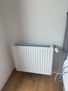 Photo de galerie - Remplacement d'un radiateur acier blanc 