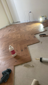 Photo de galerie - Pose de parquet - Revêtement de sol
