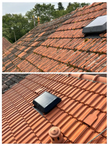 Photo de galerie - Pose d’un ecosun ventilation sous toiture  solaire nouvelle génération 