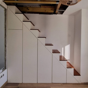 Photo de galerie - Meuble escalier sur mesure
