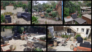 Photo de galerie - Nettoyage d'un jardin. Évacuation, Nettoyage karcher.