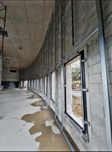 Photo de galerie - Du mur ovale avec ossature montant 0.48