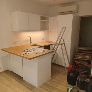 Photo de galerie - Pose de cuisines 