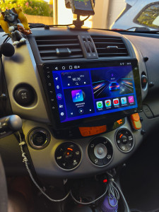 Photo de galerie - Remplacement poste d'origine par un poste Android sur Toyota RAV4 