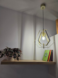 Photo de galerie - Pose luminaire et étagère 