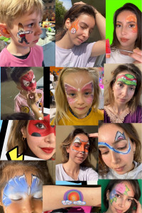 Photo de galerie - Atelier de  Face painting 
