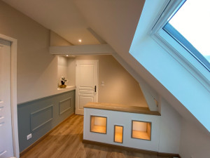 Photo de galerie - Création d’un meuble garde-corps 