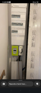 Photo de galerie - Électricité compète logement 80 m² tableau sur gtl avec zéro défaut avec le consuel