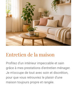 Photo de galerie - Entretien de votre interieur