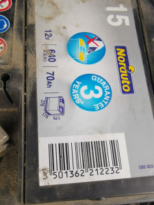 Photo de galerie - Changement de batterie 