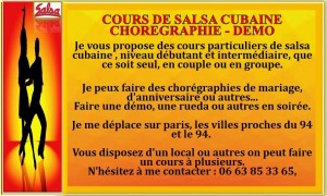 Photo de galerie - Cours de danse de salsa cubaine