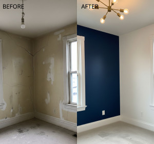 Photo de galerie - L'enduit/peinture 