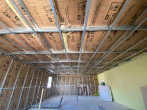 Photo de galerie - Ferraillage et isolation avant pose Placo 