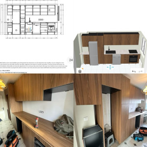 Photo de galerie - Montage d’une cuisine 