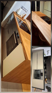 Photo de galerie - Rénovation cuisine schmit  combiné Ikea. 