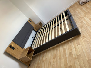 Photo de galerie - Montage lit avec coffre 