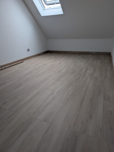 Photo de galerie - Pose de parquet flottant