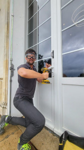 Photo de galerie - Ouverture porte verrouillèe. perçage et remplacement cylindre 