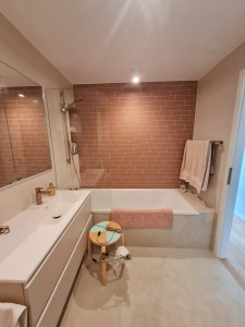 Photo de galerie - Rénovation complète salle de bain.