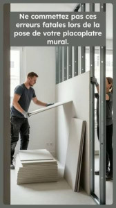 Photo de galerie - Plâtrerie - Murs - Plafonds