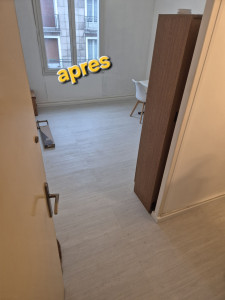 Photo de galerie - Photo prise apres la pose de parquet et des plinthes