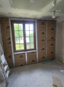 Photo de galerie - Isolation laine de roche  120 mm