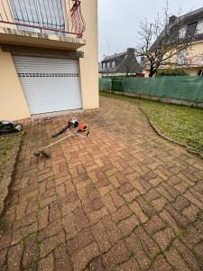 Photo de galerie - Nettoyage de pavés 