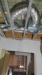 Photo de galerie - Modification réseau systèmes de ventilation 