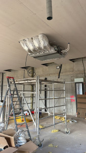 Photo de galerie - Installation gainable Mitsubishi 14kw 