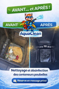 Photo de galerie - Bac poubelles avant apres