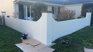 Photo de galerie - Peinture sur muret 