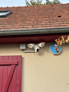 Photo de galerie - Installation de caméra de surveillance 