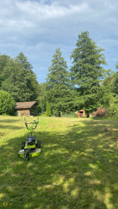 Photo de galerie - Tonte d’un terrain accidenté