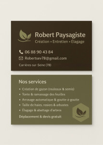 Photo de galerie - Carte de visite et informations 