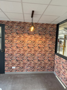 Photo de galerie - Pose de papier peint 