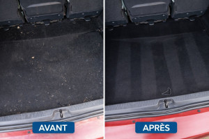 Photo de galerie - Nettoyage d un coffre de voiture 