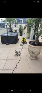 Photo de galerie - Installation terasse et rempotage Olivier 