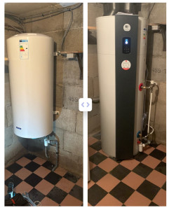 Photo de galerie - Installation de ballon thermodynamique