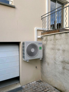 Photo de galerie - Installation d'une climatisation qu'un particulier a acheté lui même sur internet 