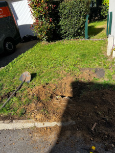 Photo de galerie - Création d’une place de parking